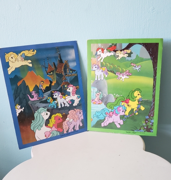 Vintage 1986 My Little Pony Hasbro paper folders Beatrice/Hunt Wesson - Picture 2 of 8